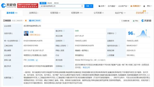 武漢蔚來能源公司戰(zhàn)略升級(jí) 新增AI軟件與互聯(lián)網(wǎng)信息服務(wù)，布局智慧能源新賽道